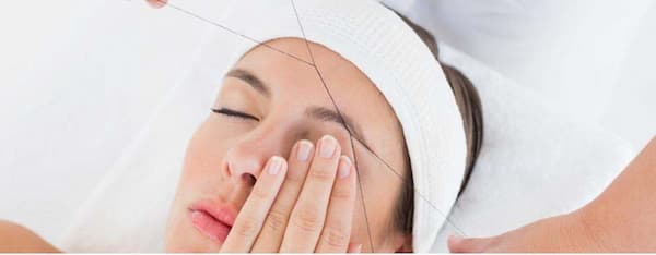 Epilazione con filo orientale