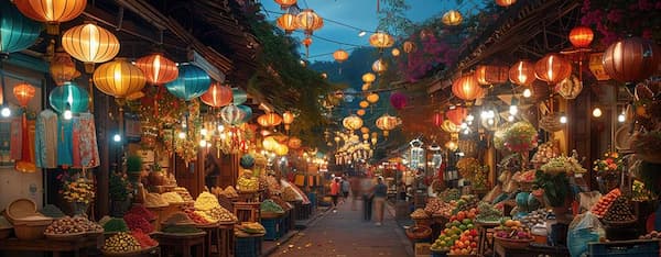 via con commercianti di spezie